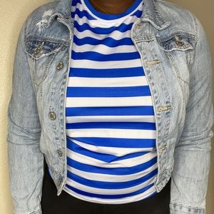 Light wash jeans jacket